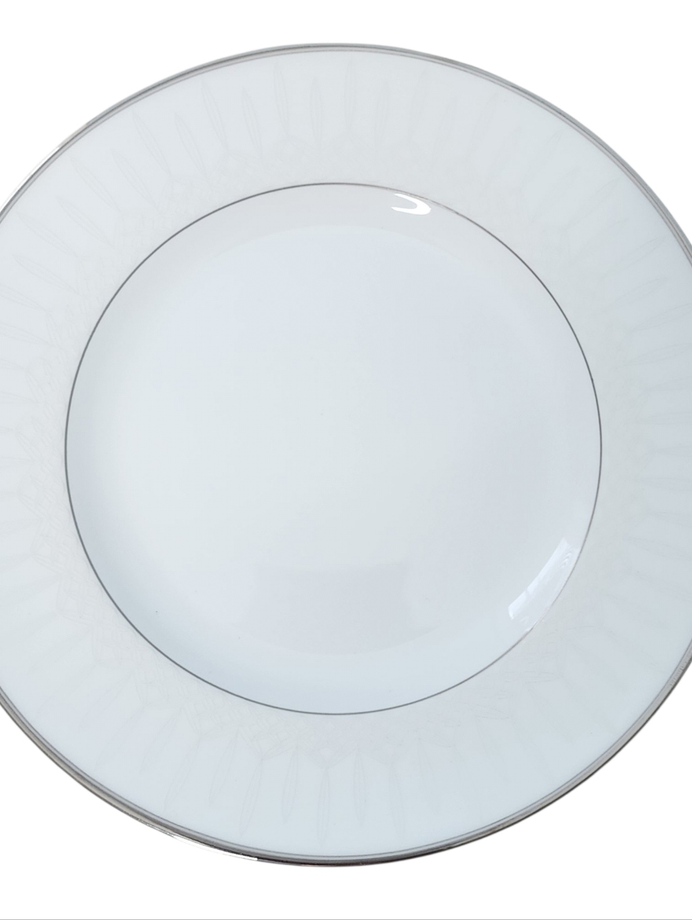 Waterford Lismore Platinum Bone China Salad Plate 8 Inches